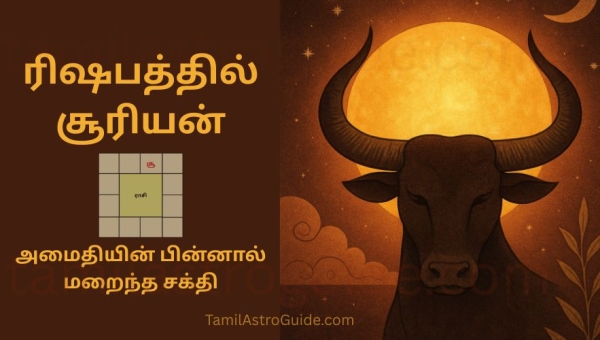 சூரியன் ரிஷப ராசியில் — அமைதியின் பின்னால் மறைந்த சக்தி